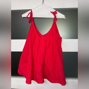 Old Navy Bright Red Camisole Top
